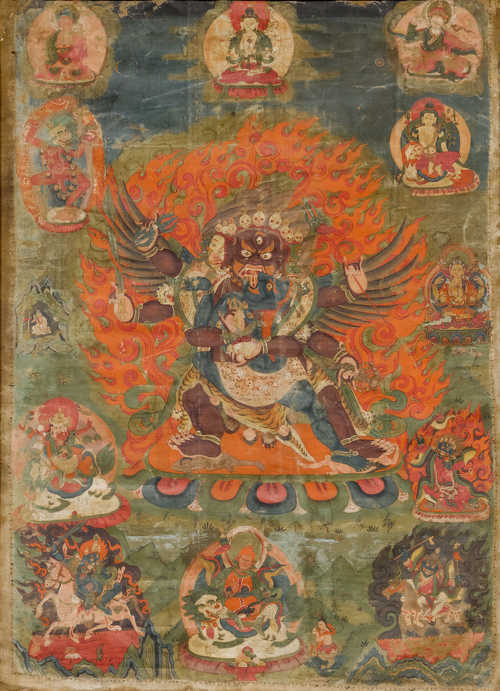 THANGKA DES GURU DRAGPO.