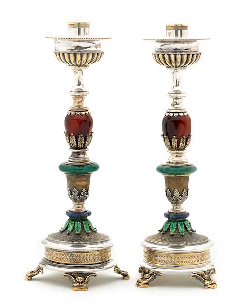 PAIR OF CANDLESTICKS,