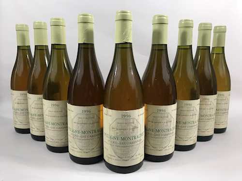 9 Fl. Puligny-Montrachet D. Marc Colin La Garenne 1er Cru 0.75 L 1996