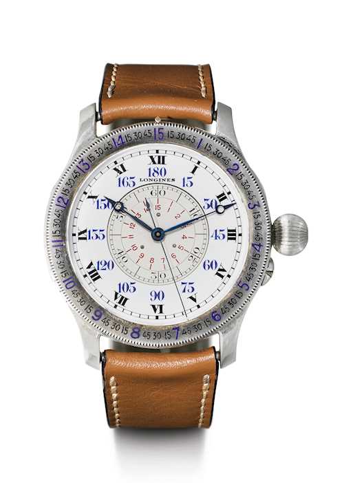 Longines sehr seltene original Lindbergh Stundenwinkeluhr