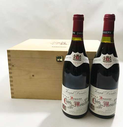 6 bts Beaune Clos des Mouches Rouge Drouhin 0.75 L 1990 