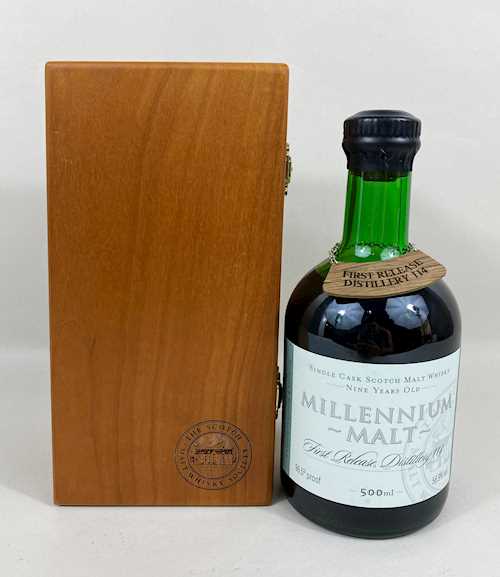 1 bt Whisky Millennium Malt Single Malt OWC 0.5L 