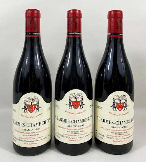 3 bts Charmes-Chambertin Geantet-Pansiot Grand Cru 0.75 L 2000