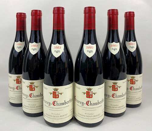 6 bts Gevrey-Chambertin Denis Mortet 0.75 L 2002