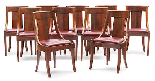 SET OF 10 GONDOLA CHAIRS