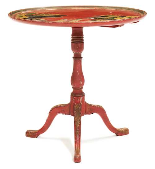 LACQUERED PARLOUR TABLE