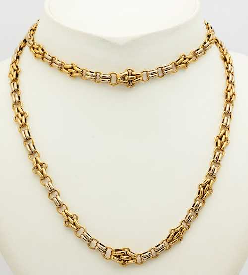 GOLD NECKLACE WITH TWO BRACELETS, BY POMELLATO.