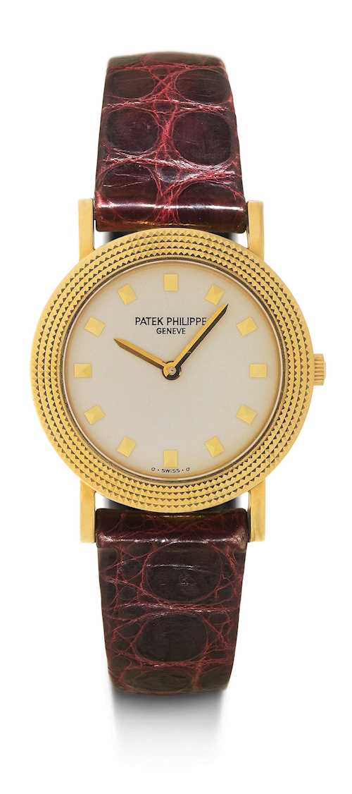 Patek Philippe, attraktive "Calatrava" Damenuhr, 1999.