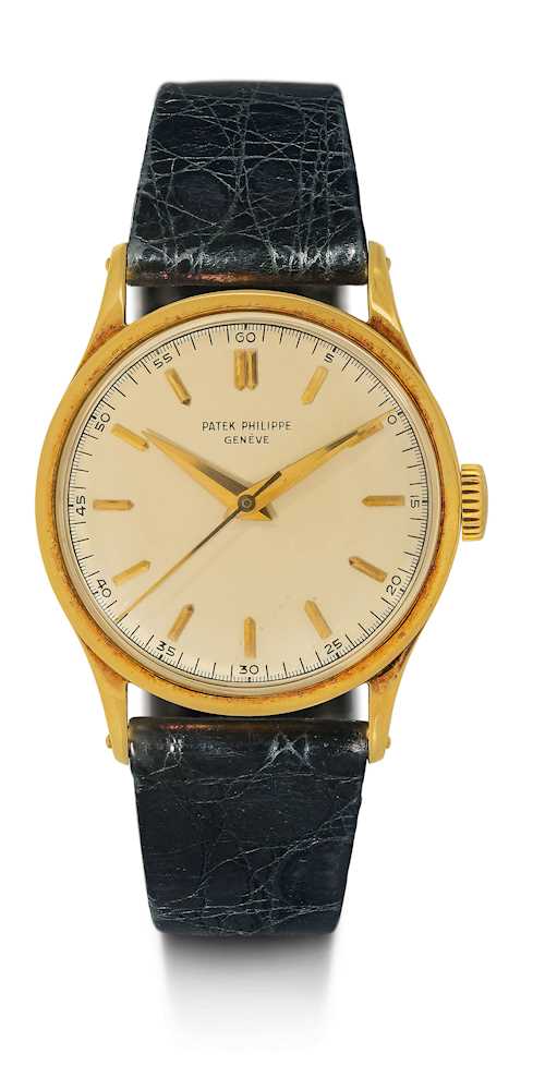 Patek Philippe, sehr seltene und attraktive "Calatrava", 1956.