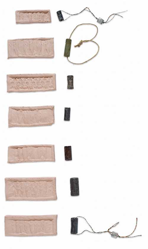 LOT COMPRISING SEVEN CYLINDER SEALS