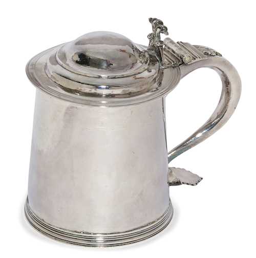 LIDDED TANKARD