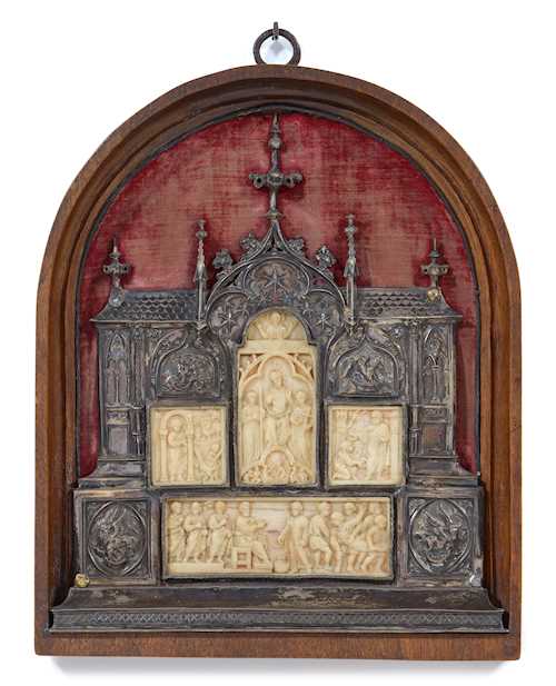 BAS-RELIEF DESIGNED AS A SMALL HOUSE ALTAR