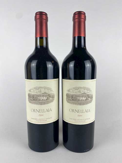 2 Fl. Bolgheri Tenuta dell'Ornellaia "Ornellaia" 0.75 L 1996