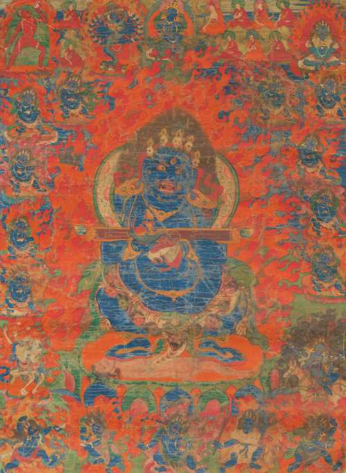 THANGKA DES MAHAKALA PANJARANATHA (GUR GOMPO).