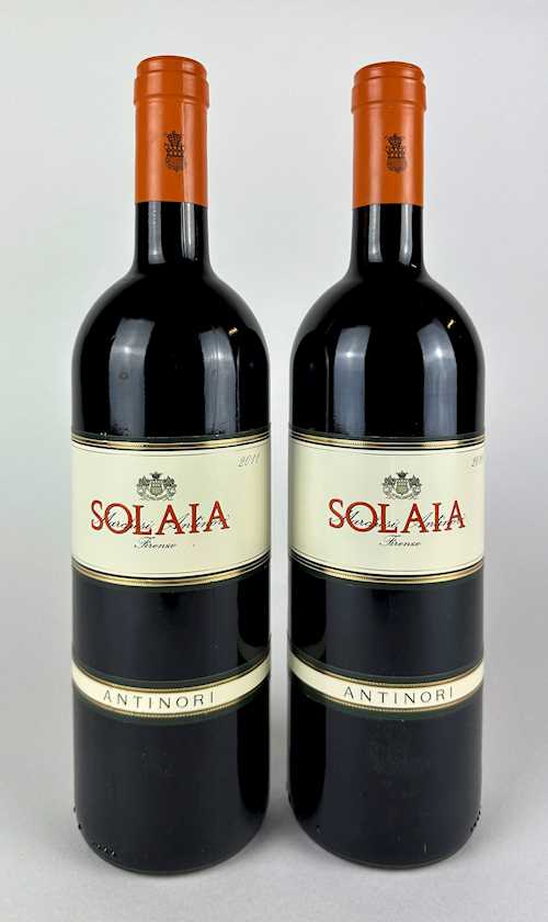 2 Fl. Toscana Antinori "Solaia" 0.75 L 2011