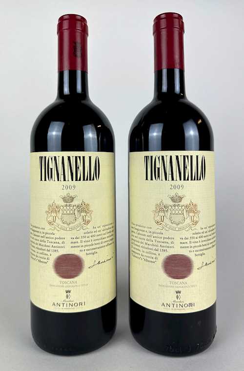 2 Fl. Toscana Antinori "Tignanello" 0.75 L 2009