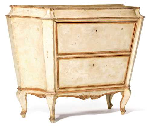 PAINTED COMMODE