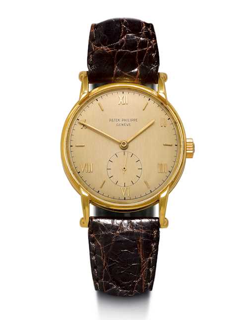 Patek Philippe, attractive and rare Gentleman's wristwatch, ca. 1948.