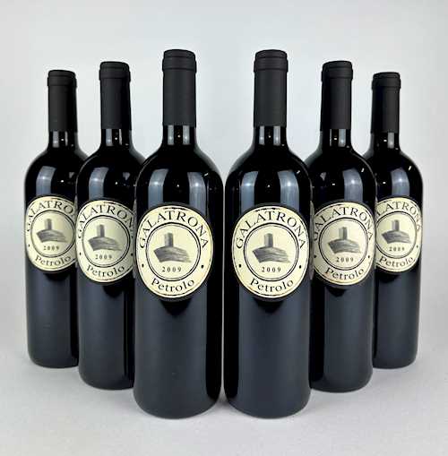 6 bts Toscana Petrolo "Galatrona" 0.75 L OWC 2009