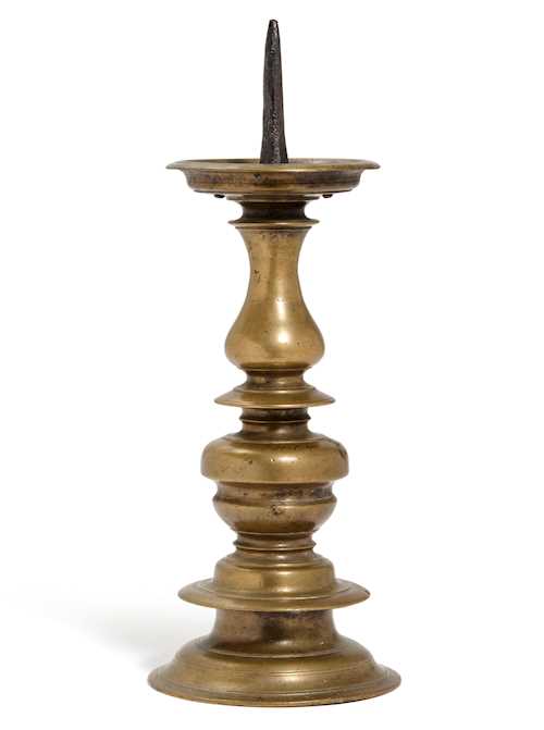 DISC-KNOPPED CANDLESTICK