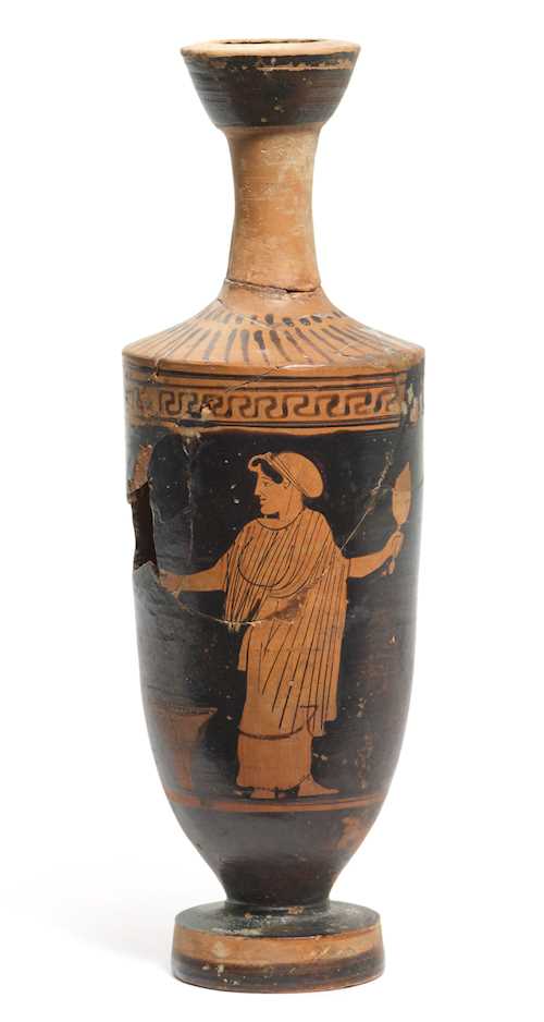 RED-FIGURED LEKYTHOS