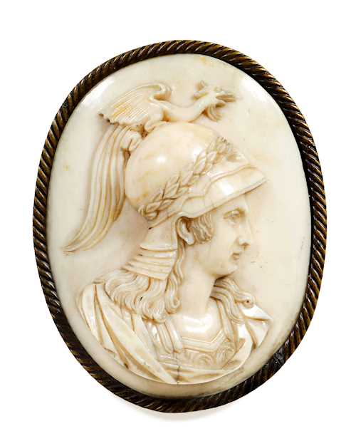 IVORY MEDALLION OF MINERVA