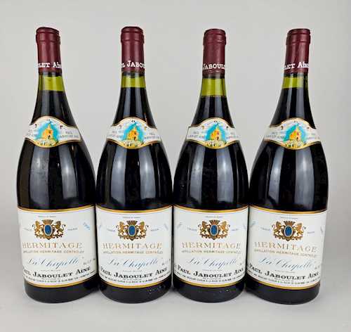 4 mgs Hermitage Jaboulet Ainé La Chapelle 1.5 L 1990