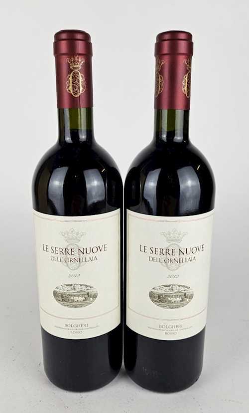 2 bts Bolgheri Tenuta dell Ornellaia Le Serre Nuove 0.75 L 2012