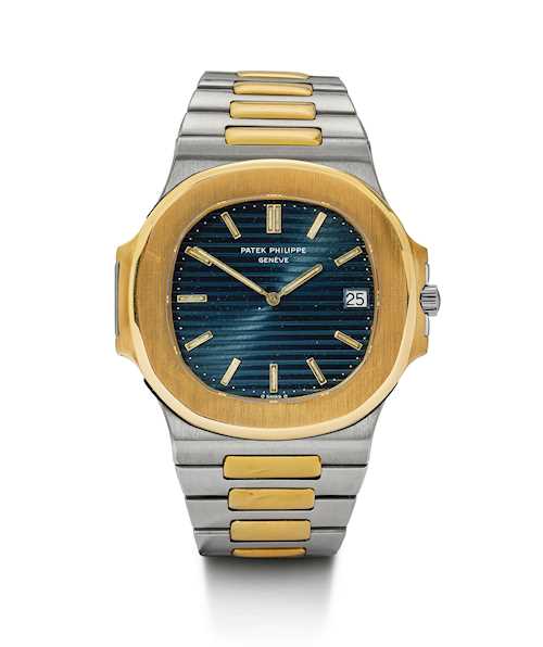 Patek Philippe, seltene und attraktive Jumbo Nautilus.