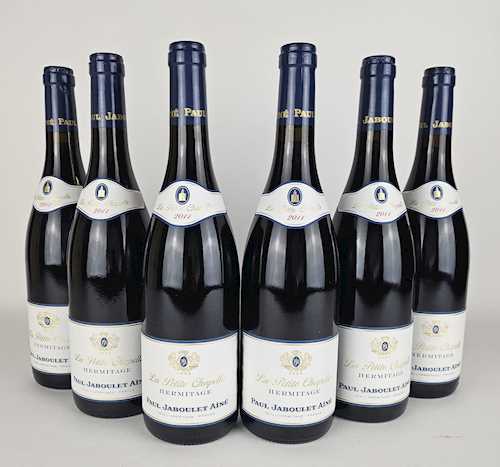 6 bts Hermitage Jaboulet Ainé La Petite Chapelle OWC 0.75 L 2011