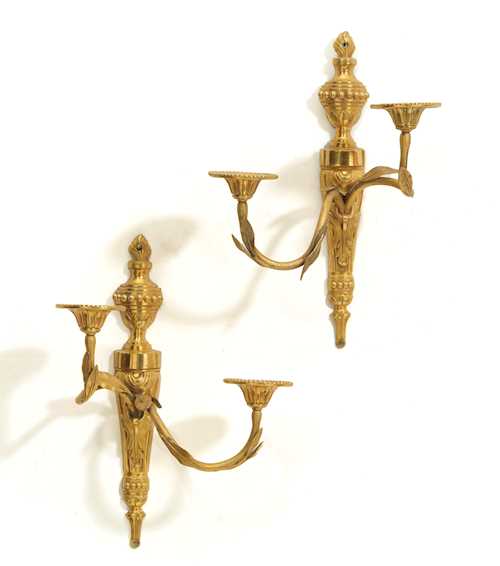 A PAIR OF SCONCES