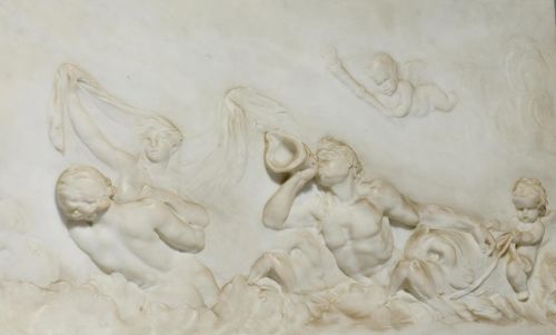 MARBLE RELIEF, in the Renaissance style, probably Rome, 19th century.