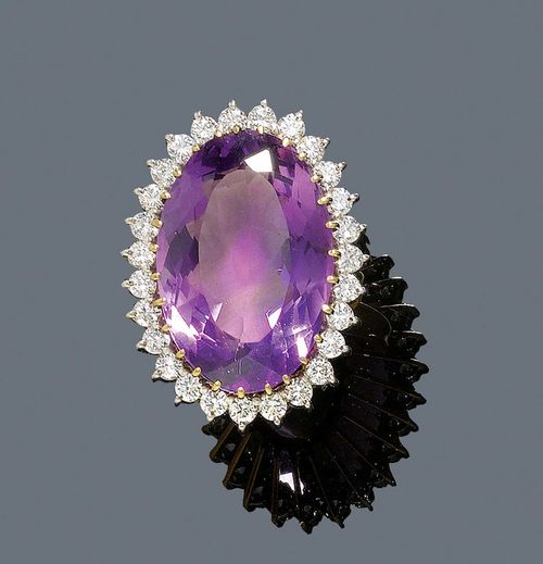 AMETHYST-BRILLANT-RING, H. STERN.