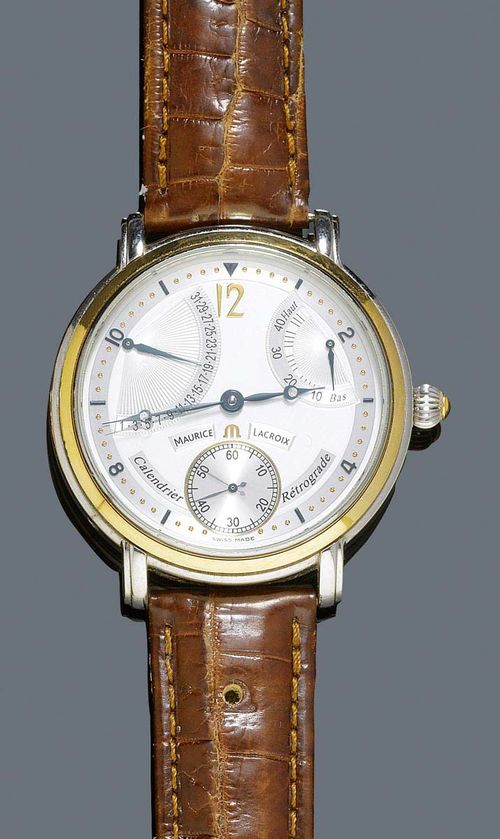 GENTLEMAN S WRISTWATCH MAURICE LACROIX CALENDRIER R TROGRADE