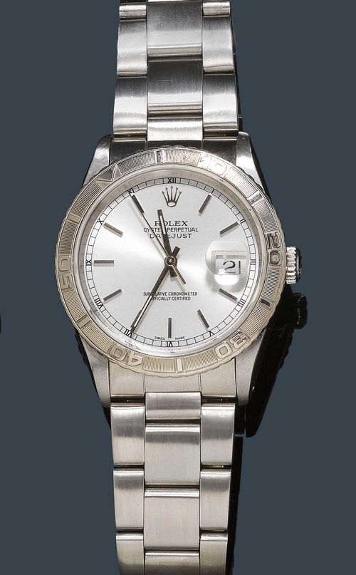 HERRENARMBANDUHR, AUTOMATIC, ROLEX TURNOGRAPH. 90er Jahre.