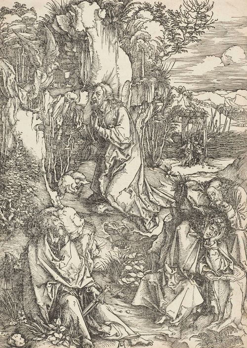 DÜRER, ALBRECHT (1471 Nuremberg 1528).Christus am Ölberg (Christ at the ...