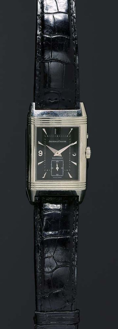 GENTLEMAN S WRISTWATCH JAEGER LECOULTRE REVERSO 1990s. White