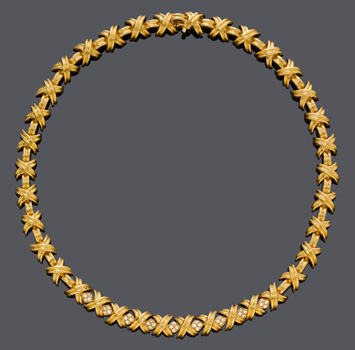 GOLD AND DIAMOND NECKLACE, BY TIFFANY & Co.