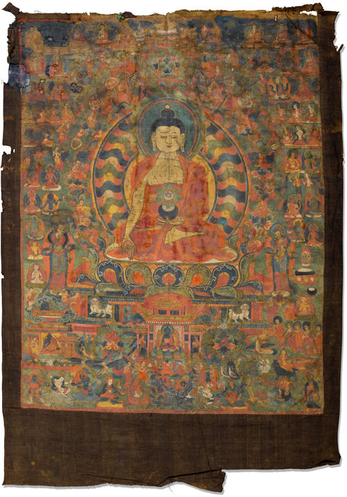 A THANKA OF RATNASAMBHAVA.