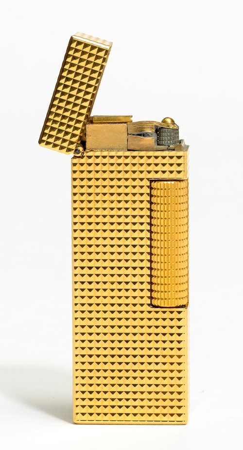 dunhill feuerzeug gold