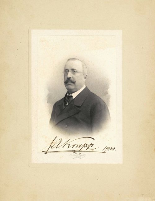 Krupp, Friedrich Alfred, Unternehmer (1854-1902).