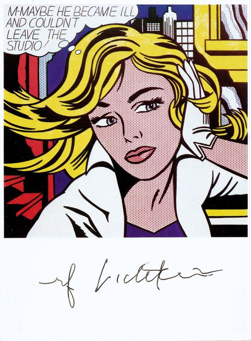 Lichtenstein, Roy, Maler (1923-1997).