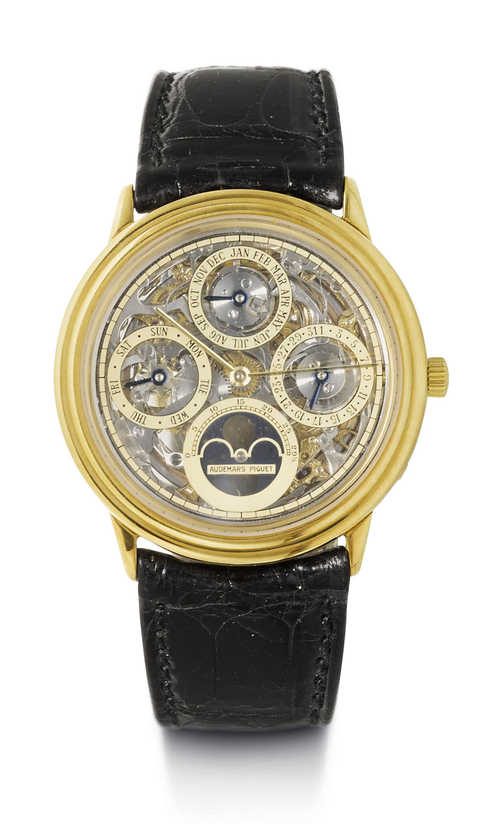 Audemars Piguet Perpetual Calendar ca. 1995. Yellow gold 750