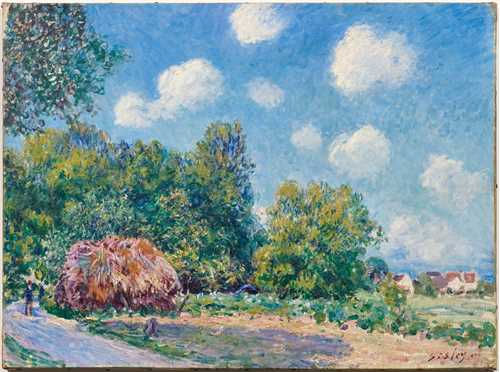 日本からも購入 Alfred Sisley、Loing-Peniches、超希少額装用画版