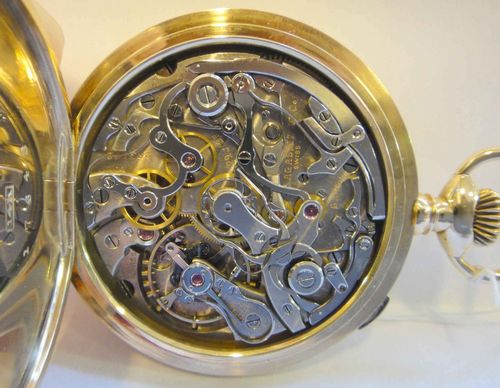 POCKET WATCH CHRONOGRAPH RATTRAPANTE AGASSIZ Longines ca