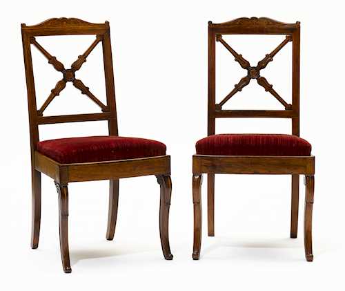 PAIR OF CHAIRS