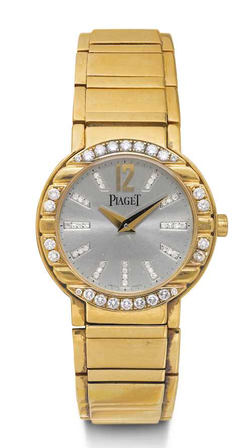 Piaget diamond Polo lady s wristwatch. Yellow gold 750