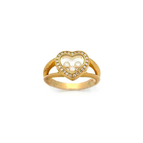 DIAMOND AND GOLD RING, BY CHOPARD.