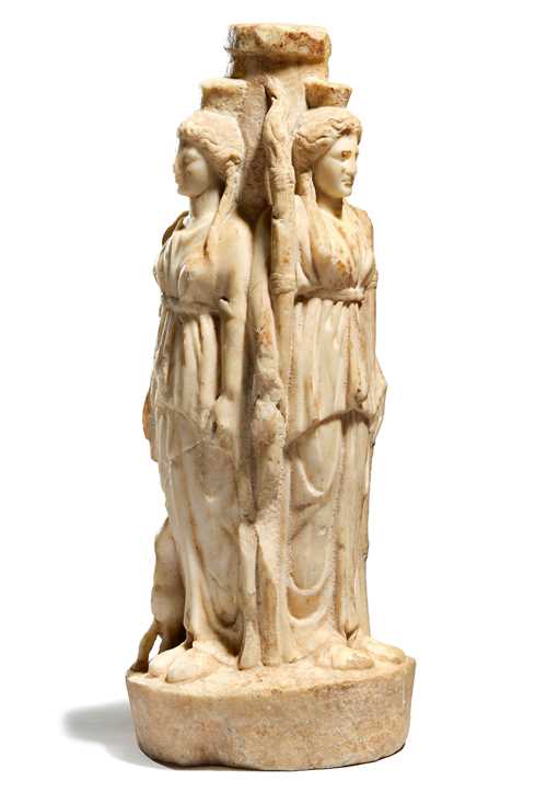 VOTIVE COLUMN TO HECATE, a so-called "hekateion".