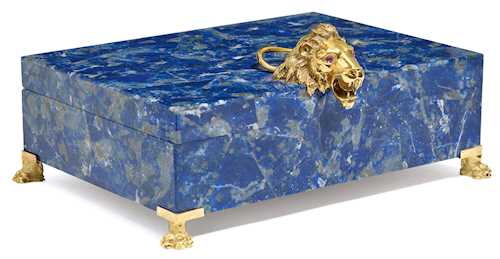 LAPIS LAZULI CASKET